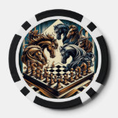 Het spel van ridders - schaken ontmoet fantasie poker chips (Achterkant)