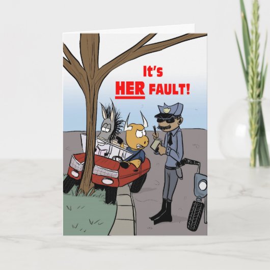 Het spel van schuld kaart (Voorkant)