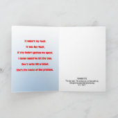 Het spel van schuld kaart (Binnen)