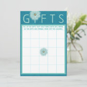 Het Spel van Themed Bingo van Kerstmis van giften Feestdagenkaart (Staand voorkant)