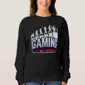 Het spel zit in het bloed! Gamer Evolution Gamer E Trui (Voorkant)