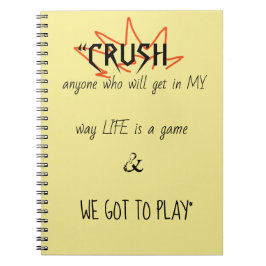 Het spelboek notitieboek