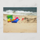 Het spelen bij het Briefkaart van de Beach (Voorkant)