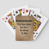 Het spelen Citaat van het Spel Pokerkaarten (Achterkant)