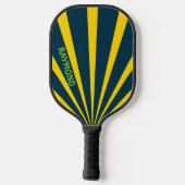 Het spelen Dog met de Illustratie van de Kol Pickleball Paddle (Achterkant)