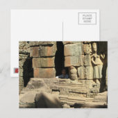 Het spelen in de Ruins ... Ta Prohm, Cambodja Briefkaart (Voorkant / Achterkant)