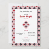  het Spelen Kaarten Kleuren, de Uitnodiging van he (Voorkant)