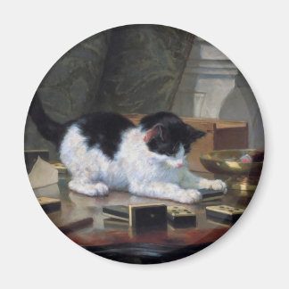 Het spelen Kitten door Henriëtte Ronner-Knip Magneet