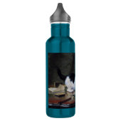 Het spelen Kitten door Henriëtte Ronner-Knip Waterfles (Links)