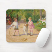 Het spelen met de hoepel muismat (Met muis)
