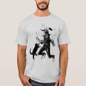 Het spelen met een kat t-shirt (Voorkant)