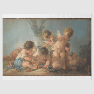 Het spelen met Flowers Floral Ephemera ontkoppelin Tissuepapier