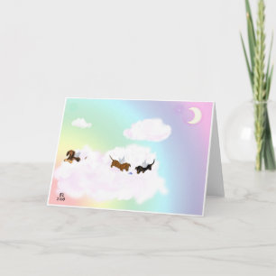 Het spelen over de regenboogbrug kaart