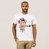 Het Spelen van de Blauwte T-shirt (Voorkant volledig)