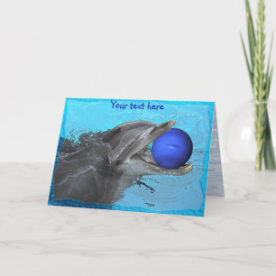 Het spelen van de dolfijn met Neptunus (kaart) Kaart