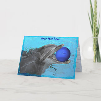 Het spelen van de dolfijn met Neptunus (kaart) Kaart