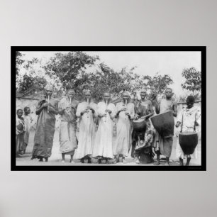 Het spelen van de Flute en de Drums in de Sahara 1 Poster