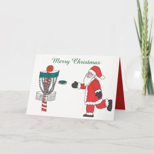 Het spelen van de Oorzaak van de kerstman de Feestdagen Kaart (Voorkant)