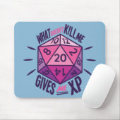 Het spelen van de rol wat me niet doodt geeft me X Muismat (Met muis)