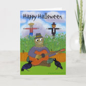 Het Spelen van de vogelverschrikker Gitaar Kaart (Voorkant)