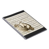 Het spelen van harpmuziek 304 notitieboek (Rechterzijde)