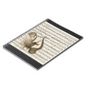 Het spelen van harpmuziek 304 notitieboek (Linkerzijde)