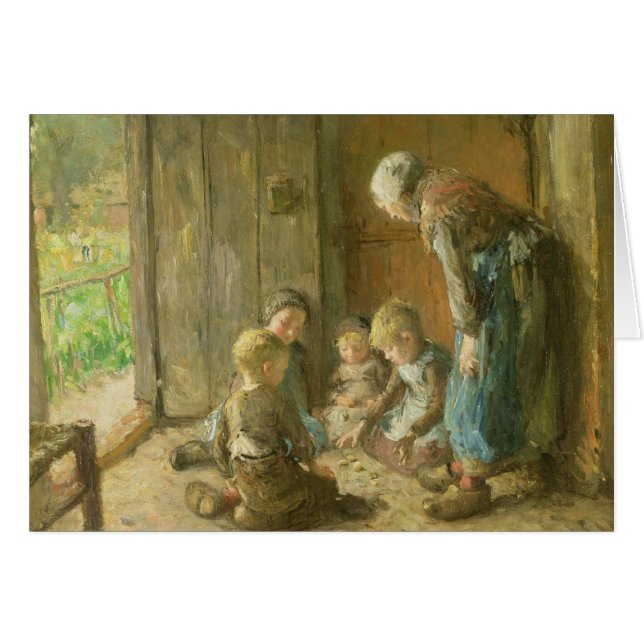 Het spelen van hefbomen op de Doorstap (Voorkant Horizontaal)