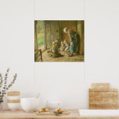 Het spelen van hefbomen op de Doorstap Poster (Keuken)