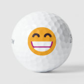 Het spelen van het Gezicht die Eyes glimlachen pas Golfballen (Voorkant)