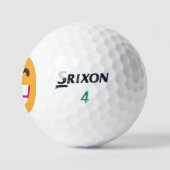 Het spelen van het Gezicht die Eyes glimlachen pas Golfballen (Logo)