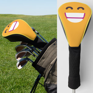 Het spelen van het Gezicht die Eyes glimlachen pas Golfheadcover
