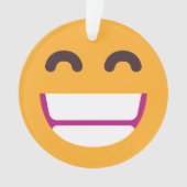 Het spelen van het Gezicht die Eyes glimlachen pas Ornament (voorkant)