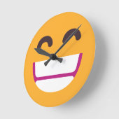 Het spelen van het Gezicht die Eyes glimlachen pas Ronde Klok (Hoek)