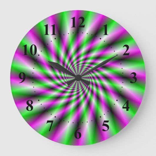Het Spelen van het Spinnewiel van het neon de Klok (Voorkant)