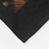 Het spelen van Honkbal Halloween Player Trainer Fa Fleece Deken (Hoek)