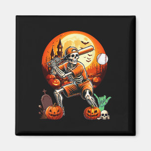 Het spelen van Honkbal Halloween Player Trainer Fa Magneet