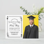 Het spelen van Kaart Ace of Spades Vegas Afstudere (Staand voorkant)