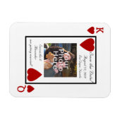 Het spelen van Kaart Koning/Koningin sparen de Dat Magneet (Horizontaal)