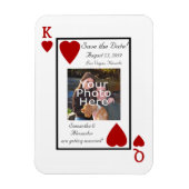 Het spelen van Kaart Koning/Koningin sparen de Dat Magneet (Verticaal)