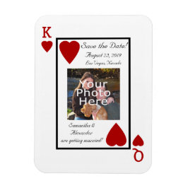 Het spelen van Kaart Koning/Koningin sparen de Dat Magneet