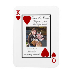 Het spelen van Kaart Koning/Koningin sparen de Dat Magneet