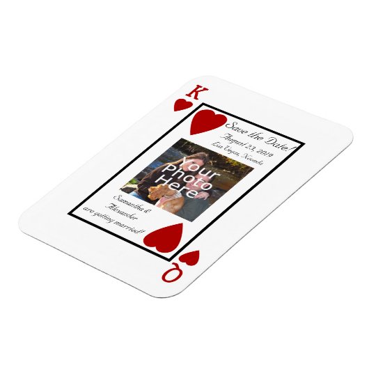 Het spelen van Kaart Koning/Koningin sparen de Dat Magneet (Linkerzijde)