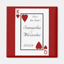 Het spelen van Kaart Koning/Koningin sparen de Dat Magneet