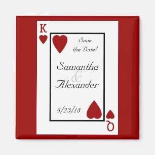 Het spelen van Kaart Koning/Koningin sparen de Dat Magneet