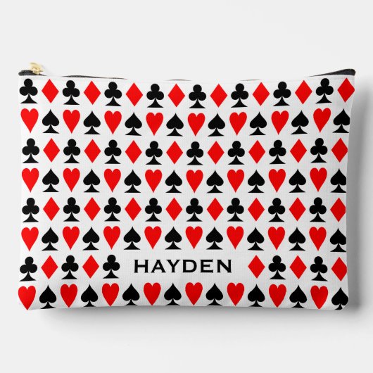 Het spelen van Kaart kostuums Patroon Gepersonalis Etui (Voorkant)