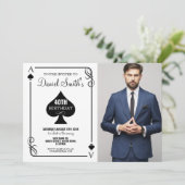 Het spelen van Kaart Verjaardag Ace Vegas Casino F (Staand voorkant)