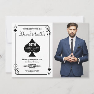 Het spelen van Kaart Verjaardag Ace Vegas Casino F