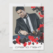 Het spelen van Kaarten Symbolen de Uitnodiging van (Voorkant)