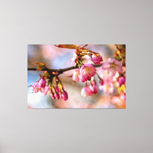 Het spelen van licht en schaduw op de onderhuid va canvas afdruk