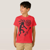 Het spelen van Vlote aan de Zon Kokopelli T-shirt (Voorkant volledig)